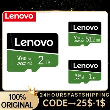 Lenovo Капацитет от 1 TB SD Карта памет за шофиране Записващо устройство Tf карта Class10 Контрол на скоростта камери Универсален Мобилен Дропшиппинг