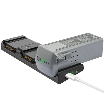 Зарядно устройство за дрона DJI AIR 3, Център за зареждане на батерията, USB-трехпортовая акумулаторна бързо зарядно устройство ще захранване на корона с мощност 65 W, Аксесоари Air 3