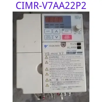 Използва честотен преобразувател VS-606V7 CIMR-V7AA22P2 2.2 kw 220v за функционално изпитване не е повреден