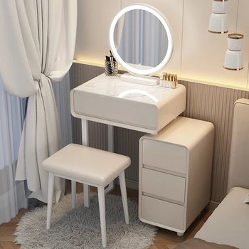 Удобна Тоалетка за спалня, За съхранение на коса, за жени, Многофункционални Модерни Скринове, Мебели за хола Tocador Maquillaje