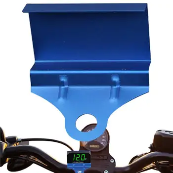 Универсален Мотоциклет Измервателен Скоба Алуминиев Квадратен Волтметър Температурата На Водата С Термометър Тахометър Монтажна Разчита На Притежателя