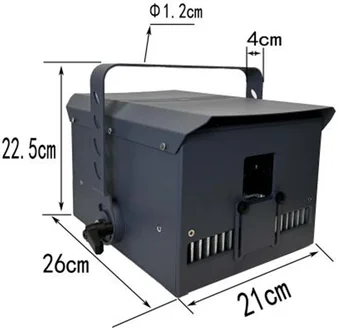 1 бр./лот 10 W rgb анимационен лазерен проектор водоустойчив за извършване на дейности в нощен клуб