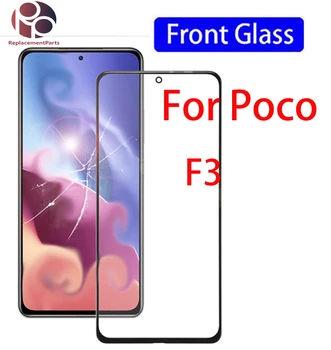 10 бр. Замяна на тъчпад за Xiaomi За Poco F3 LCD Предната външна стъклена леща С ОСА
