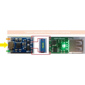 10 Бр. Модул зарядно устройство за литиево-йонна батерия Micro-USB 5V 1A 18650 TP4056, такса за зареждане със защита, двойна функция