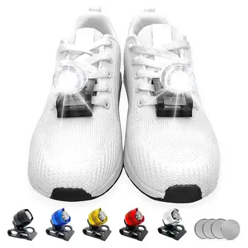 2 бр., фарове за обувки, Многофункционални водоустойчива ултра-леки мини прожектори със свободни ръце, led фарове за обувки, аксесоари за къмпинг