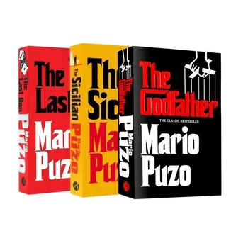 3 Книги/Комплект The the godfather Последният Дон Сицилиец Марио Пьюзо Оригиналния английски роман The Original Novel of The Бестселъри на 