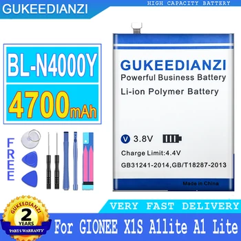 4700 mah Батерия GUKEEDIANZI BL-N4000Y BLN4000Y За мобилен телефон GIONEE A1 Lite A1Lite X1S Голяма Мощност Bateria