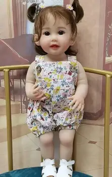 55 см напълно клеящаяся иммерсионная кукла-имитатор, подарък за малки азиатски момичета