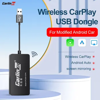 Carlinkit Мини Безжична CarPlay Ai Box Android Автоматично USB е Plug-и-play Youtube Netfix с Разделен Екран MP4Mirrorlink Smart Box