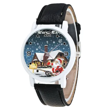 Детски мультяшные часовник с кожена каишка, кварцов часовник, най-Добрите детски ръчни часовници за момчета и момичета, детски подарък за Коледа