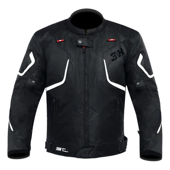 Дишаща мотоциклетът дрехи, Светоотражающая мъжки байкерская яке, износостойкое палто за мотокрос, Защита от падане, мотоциклетное екипировка M-4XL