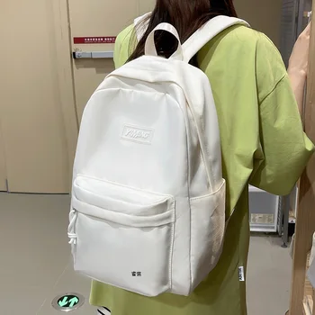 Жена раница, холщовые женски ученически раници, готини чанти за момичета 2023, Голяма чанта за лаптоп средно училище, Mochila Feminina