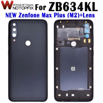 За Asus Zenfone Max Plus (M2) ZB634KL Задния Капак на отделението за Батерията Резервни Части За Asus Zenfone Max Shot ZB634KL делото