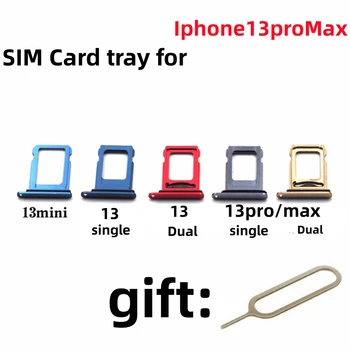 За iphone 13promax Оригинален Корпус на телефона е Нов Адаптер за SIM-карти и слот за притежателя на Тавата за карти Micro SD С Безплатни инструменти за извличане на Пин-код