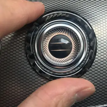 За Mercedes-Benz CE-клас W205 на GLC с едно натискане на бутон за стартиране декоративно пръстен, изработени от въглеродни влакна и декоративни пръстени ключ на автомобила Старт Стоп интериор де