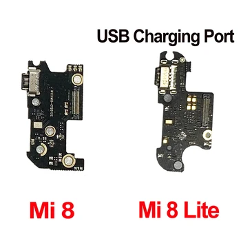 За Xiaomi Mi 8 SE USB кабел за зареждане порт такса Flex Mi 8 Lite USB зарядно устройство зарядно устройство Гъвкав кабел Mi8 Резервни части за зарядното на пристанището