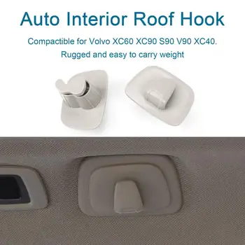 Засилване на разпоредбите Бразда Кука за Покриване на покрива на Висока Носеща способност на Куката за дрехи, Закачалки на Салон на Автомобил на Volvo XC60 XC90 S90 V90 XC40
