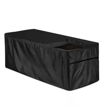 Капачка за десктоп кутия със защита от ултравиолетови лъчи с цип, Външно водоустойчива Защита за вашия десктоп кутия, Черен плат Оксфорд 210D, пылезащитная защита от uv