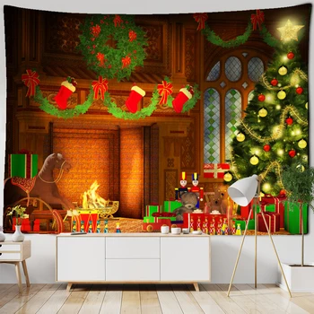Коледен подарък За Камина, Чорапи, Гоблени, Стенни Коледно Дърво, Магьосничество, Кошмарен Коледна декорация За стая