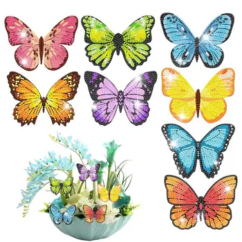 Комплекти за рисуване пеперуди с кристали Комплект за творчество с кристали Комплекти за бродиране цветен хрусталем