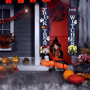 Леки Празнични Украси за Хелоуин Хелоуин Door ' S Spooky Trick or Treat за Партита на закрито и открито на тема вещици