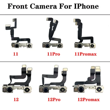 Малката предна камера за iPhone 11 12 Pro Max Promax сензор за близост Предна камера за лице гъвкав кабел, резервни части за ремонт на телефона