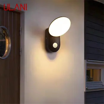 Модерен лесен стенен монтаж лампа ULANI, led водоустойчиви реколта стенни лампи, лампа за дома, балкона, коридор, двор