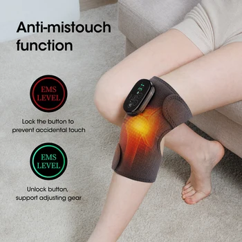 Нов Масажор за нагряване на коляното, за Улесняване на болката при артрит лакътя, Физиотерапия, Електрическо отопление, Интелигентен Горещ Компрес За Стари Студените крака