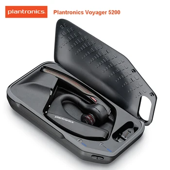 Нова Безжична слушалка Plantronics Voyager 5200 Bluetooth, бизнес слушалките с шумопотискане, технологията Windsmart