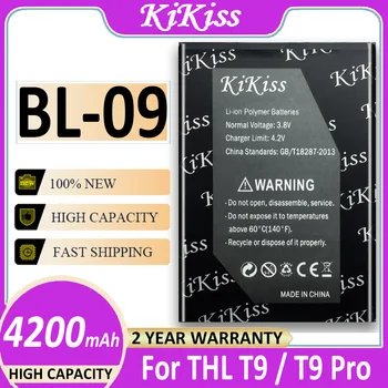 Оригинална батерия KiKiss BL-09 4200 mah за THL T9/T9 Pro T9Pro BL 09 Bateria