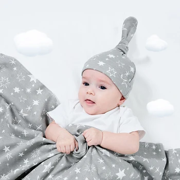 През пролетта И есента Лесно се побира Модерна Детска шапчица За новородено, Висококачествени Детски дрехи, Бебешки шапки, са подходящи за Новородени.