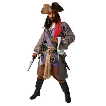 Реалистичен костюм на пират за възрастни, cosplay, костюми за Хелоуин за мъже