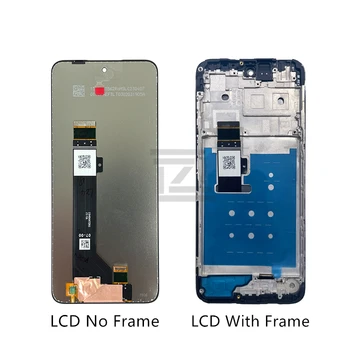 Резервни части за LCD дисплей за мобилен телефон Motorola Moto G23 LCD G13 LCD дисплей с touch screen Digitizer В Събирането С Рамка Free shi drop