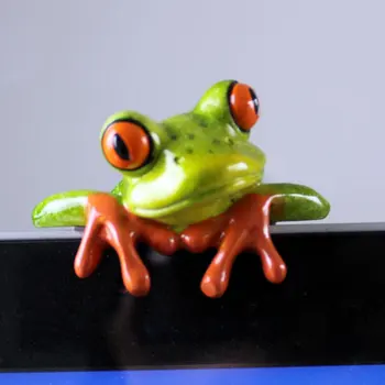 Смола, 3D фигурка на жаба, тенис на начало декор за детска стая, занаяти