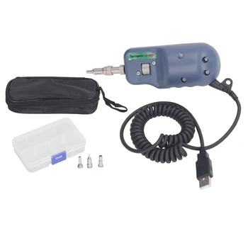 Сонда за проверка на влакна, оптичен детектор, връзка с USB, 400-кратно увеличение за телекомуникациите