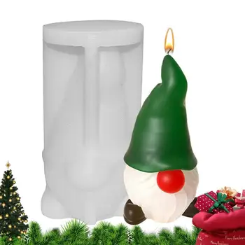 Форма за Свещи, Дядо Коледа Силиконова Лента Цилиндър Резбовани Вълнообразни Свещ Абстрактно Изкуство Геометричен Неправилен Куб Гипсови форми от епоксидна смола