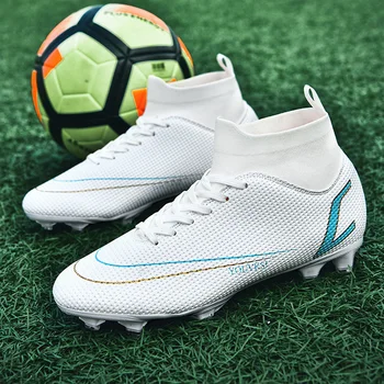Футболни обувки Messi Обувки на едро Chuteira Society Здрава, Удобна е качествена футболна обувки за по-лесно футзала на открито