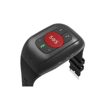 Часовници 4G SOS за възрастните хора, гривна за проследяване на GPS, гривна за спешна аларма, GPS-проследяване на сърдечната честота, следи кръвното налягане-A